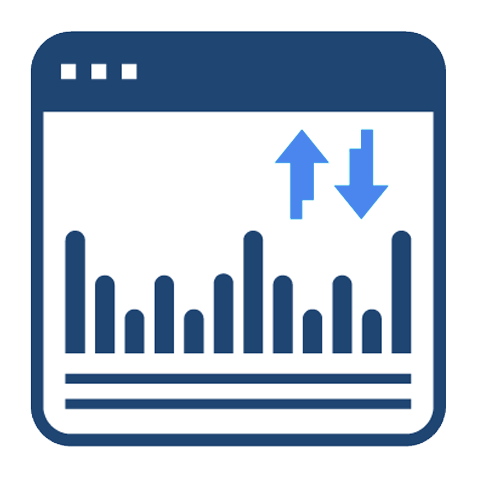 Reporting metrics icon